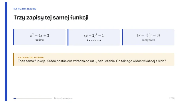 Pierwszy slajd tematu: pytanie na rozgrzewkę
